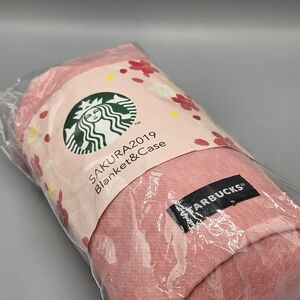 Starbucks Japan Exclusive Sakura 2019 Pink Blanket & Case